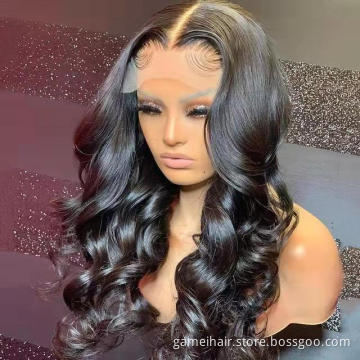 Wholesale Hair Wigs Human Lace Front Closure Body Wave Full Virgin Brazilian Cuticle Aligned Human Hair Wig